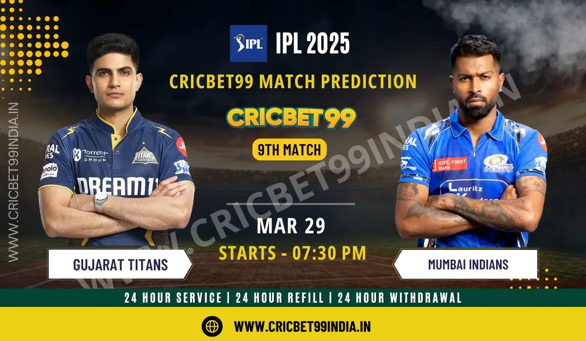 Read more about the article GT vs MI IPL 2025 Match Preview, Prediction & Cricbet99 Betting Guide