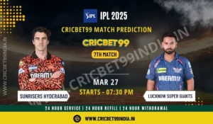 Read more about the article SRH vs LSG: IPL 2025 Match 7 – Cricbet99 Prediction and Analysis