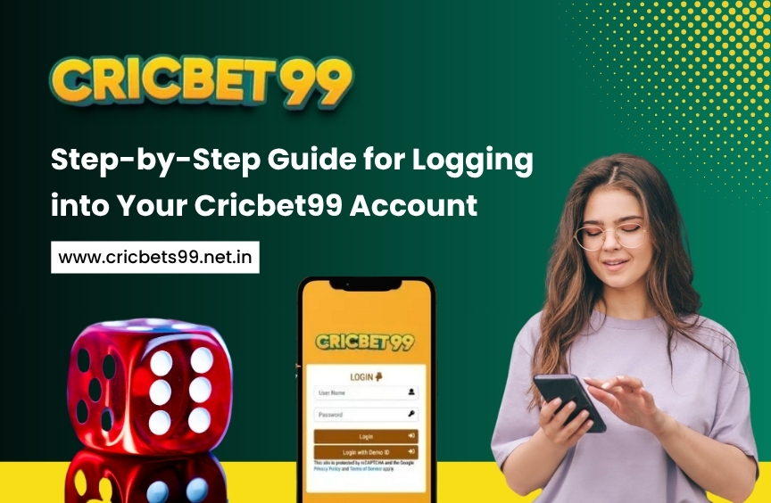 Cricbet99 login page showing secure account access steps